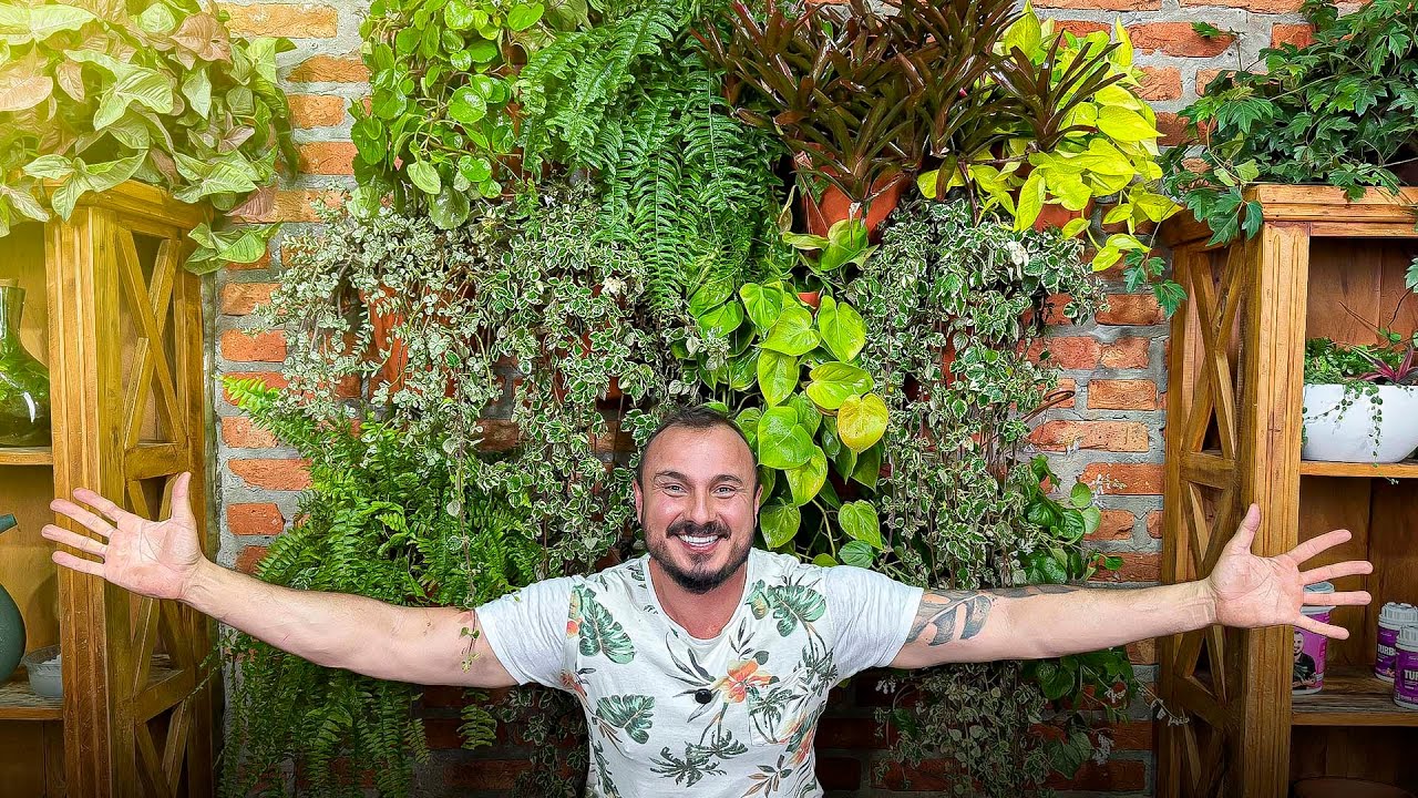 Jardim Vertical Reciclado